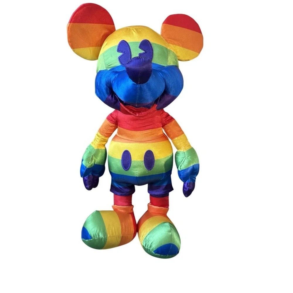 Disney Parks Exclusive 2019 Pride Rainbow Mickey Mouse Plush